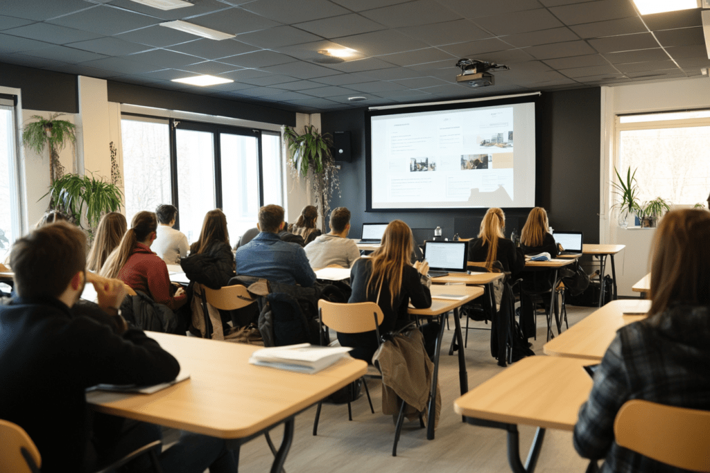 antoinegoons A modern training room filled with french young 85e69c09 2abe 4a40 8cd1 418106c95818 3