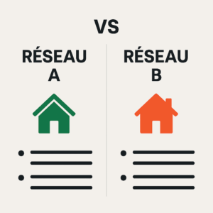Etudes 10 20250828 1651 Comparaison Reseaux Immobiliers simple compose 01k3rjh6dge558by1neaz36q8j